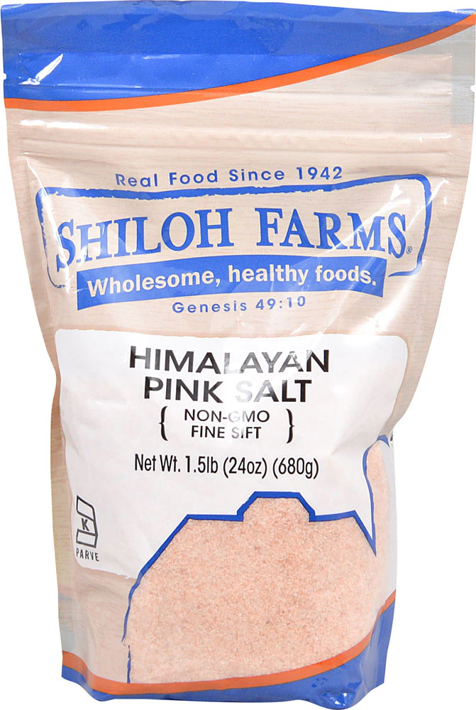 Shiloh Farms Himalayan Pink Salt Fine Sift -- 24 oz