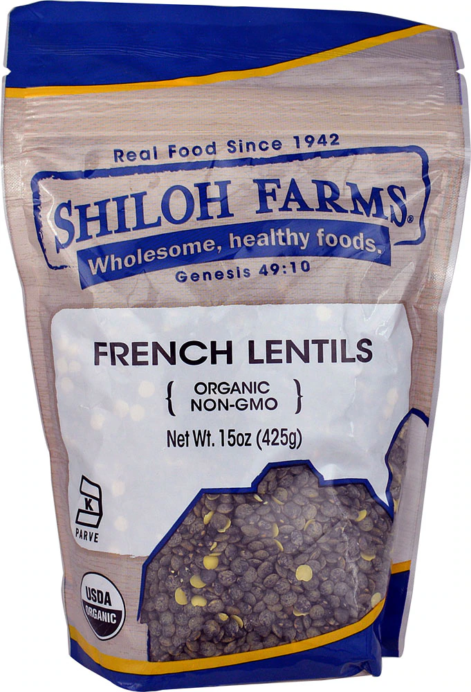 Shiloh Farms Organic French Lentils -- 15 oz