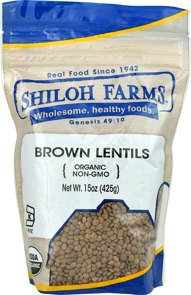Shiloh Farms Organic Non-GMO Brown Lentils -- 15 oz