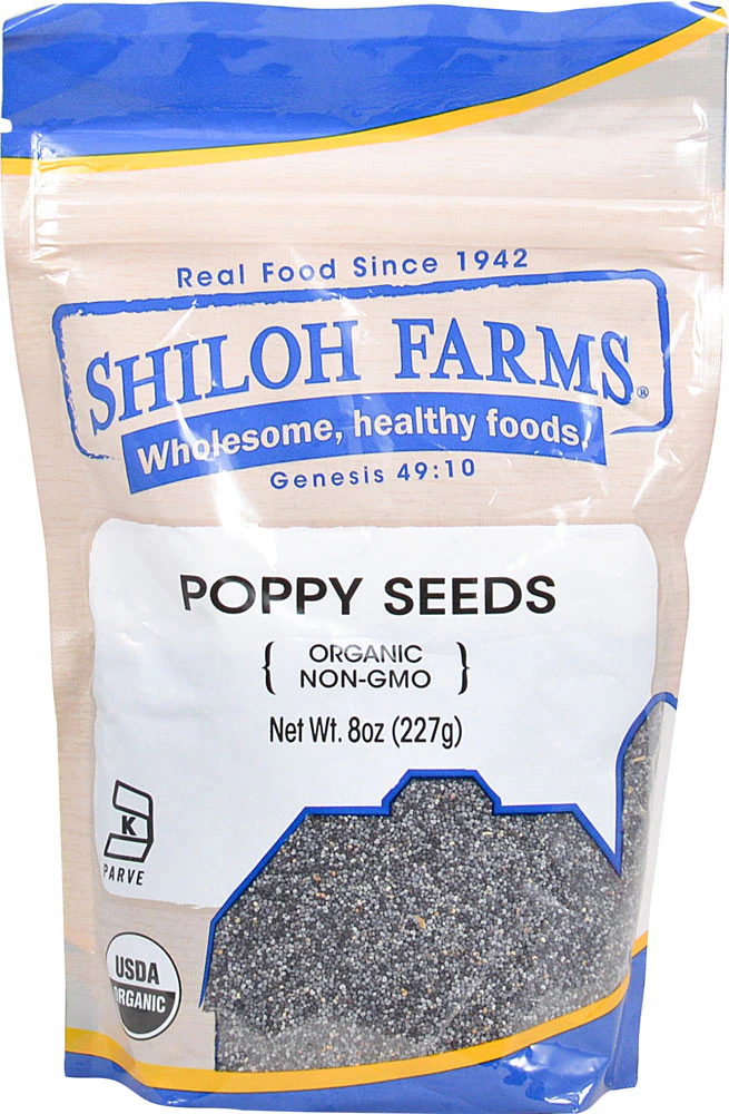Shiloh Farms Organic Poppy Seeds -- 8 oz