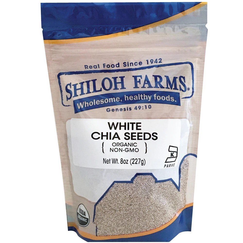 Shiloh Farms White Chia Seeds -- 8 oz