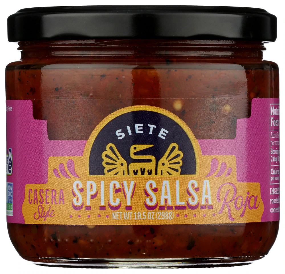 Siete Gluten Free Salsa Roja Casera Style Spicy -- 10.5 oz