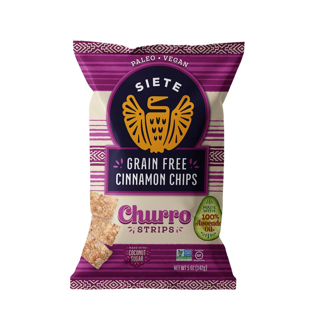Siete Grain Free Churro Strips Cinnamon -- 5 oz