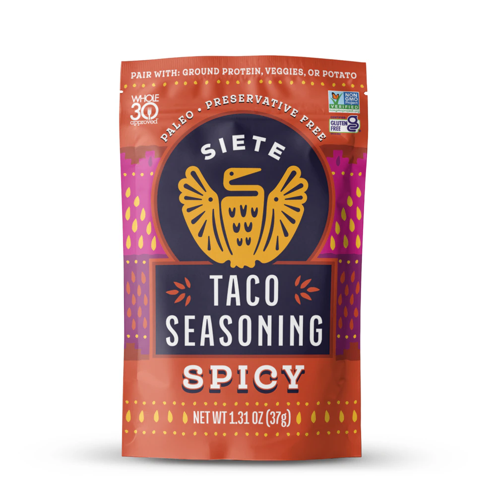 Siete Taco Seasoning Spicy -- 1.31 oz