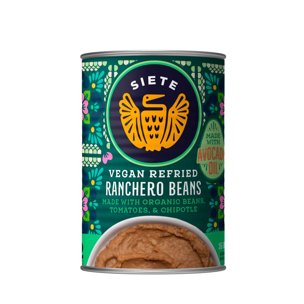 Siete Vegan Ranchero Refried Beans -- 16 oz