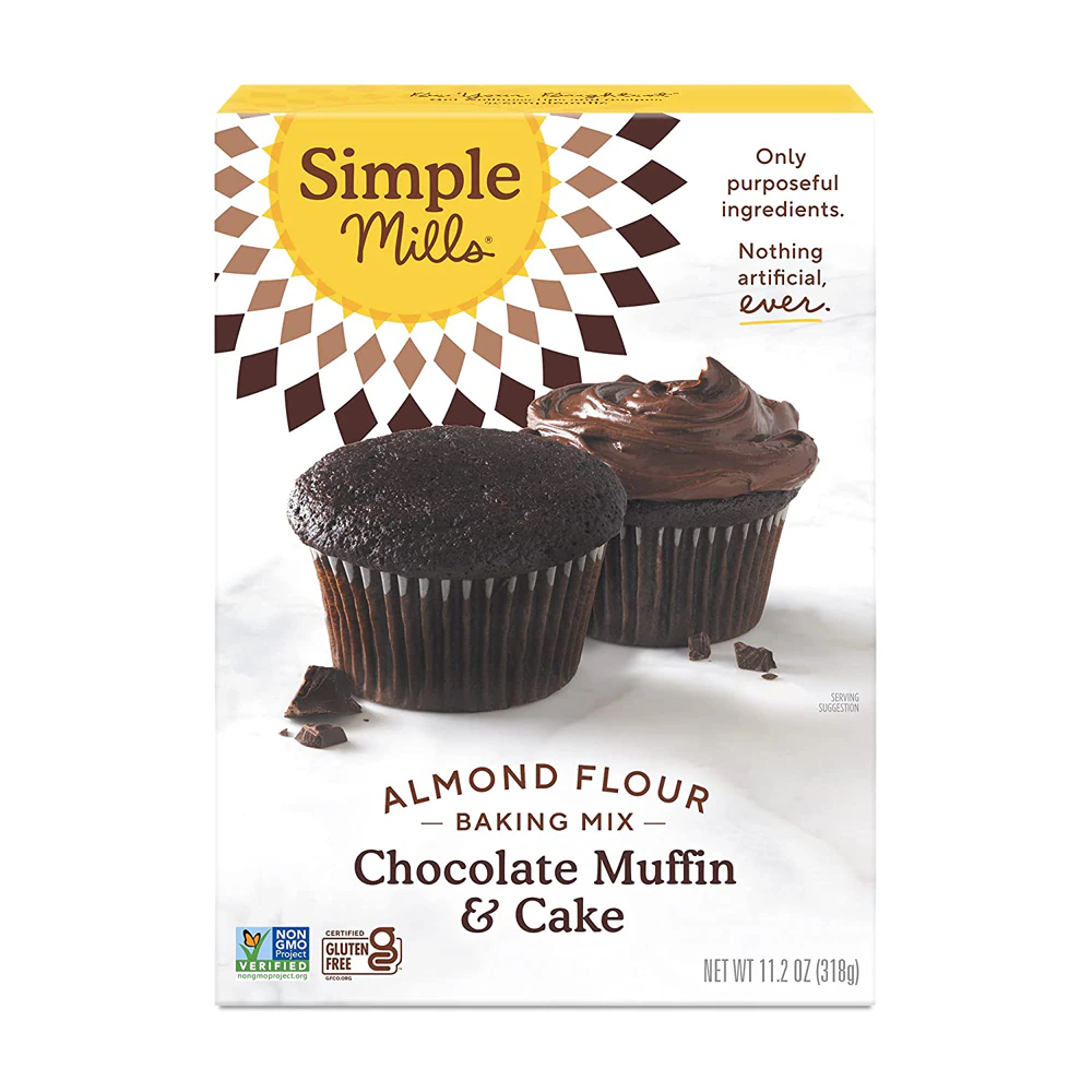 Simple Mills Gluten Free Almond Flour Baking Mix Chocolate Muffin & Cake -- 11.2 oz