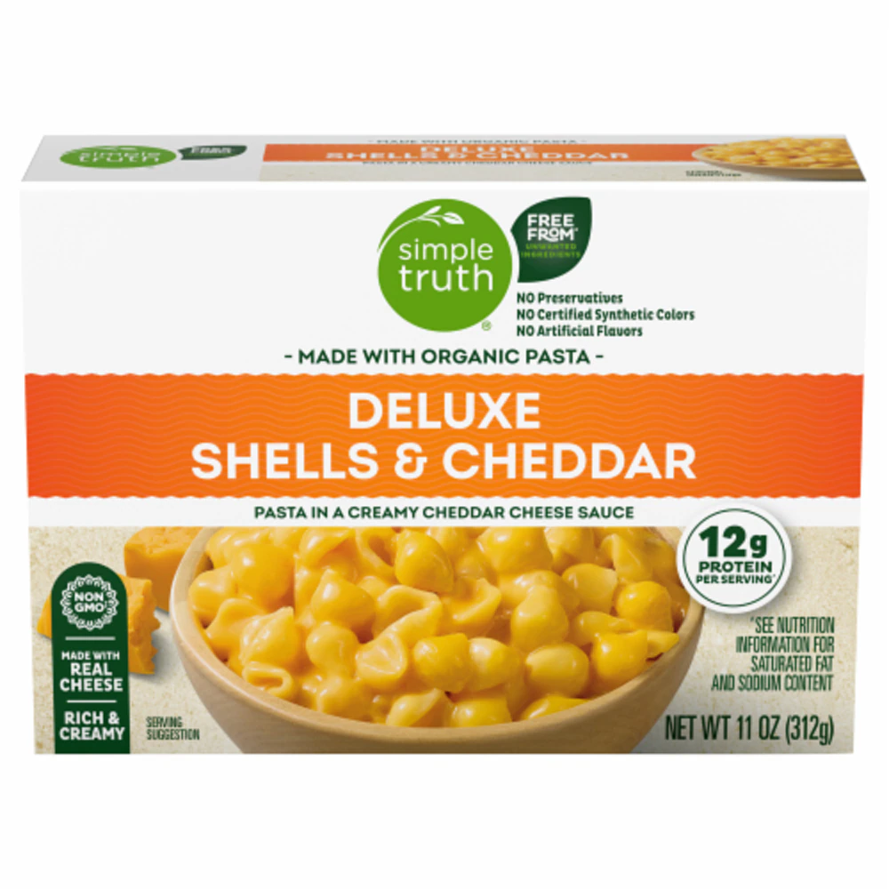 Simple Truth Deluxe Shells & Cheddar -- 11 oz