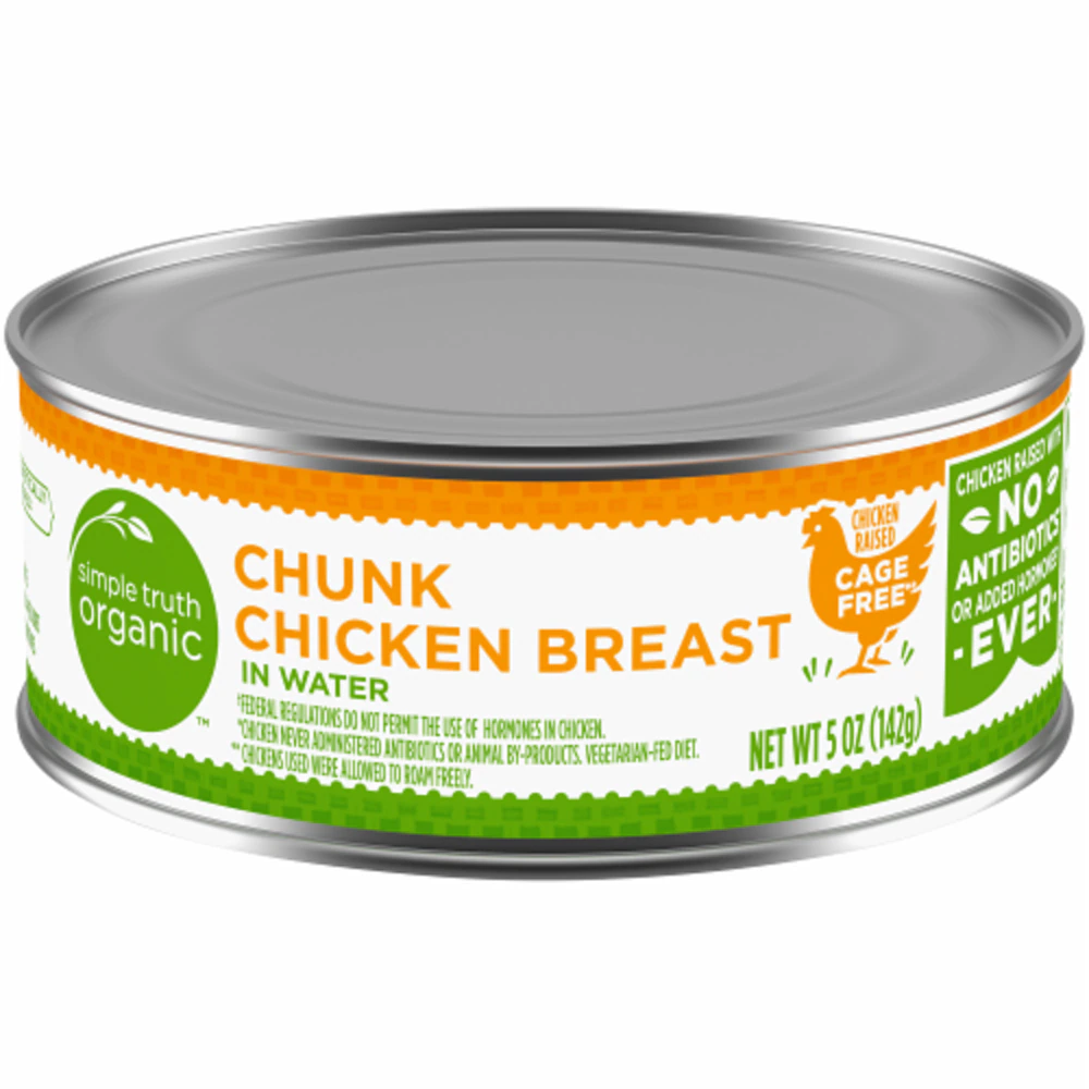Simple Truth Organic Chunk Chicken Breast in Water -- 5 oz