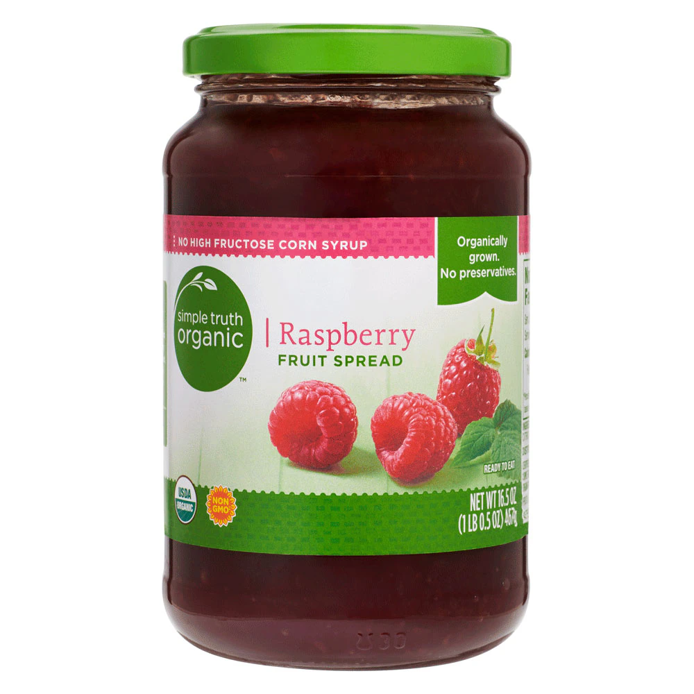 Simple Truth Organic Fruit Spread Raspberry -- 16.5 oz