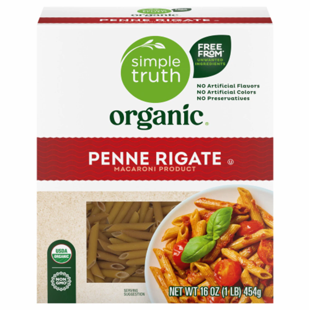 Simple Truth Organic Penne Pasta -- 16 oz