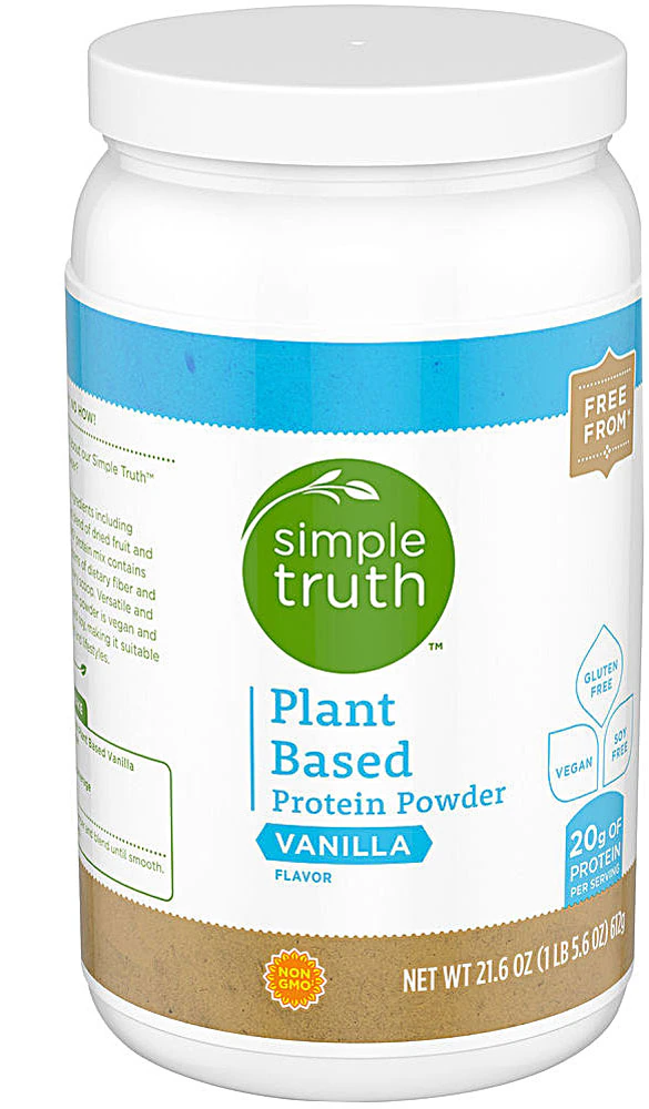 Simple Truth Plant Based Protein Powder Vanilla -- 21.6 oz