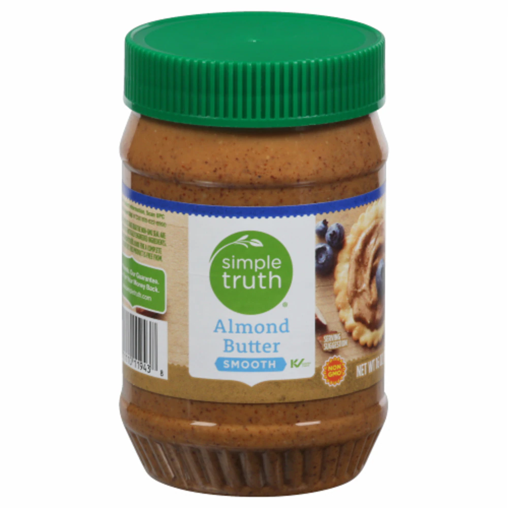 Simple Truth Smooth Almond Butter -- 16 oz