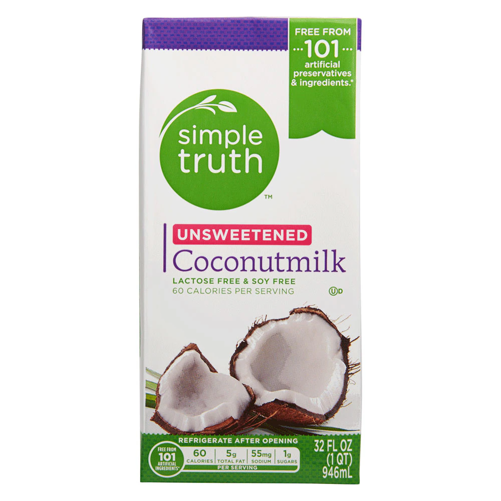 Simple Truth Unsweetened Coconutmilk -- 32 fl oz