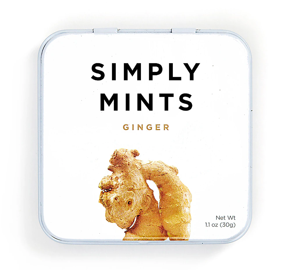Simply Natural Breath Mints Ginger -- 30 Mints