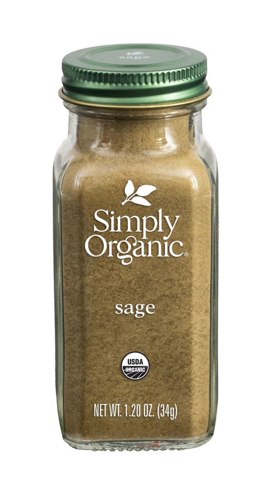 Simply Organic Sage Ground -- 1.2 oz
