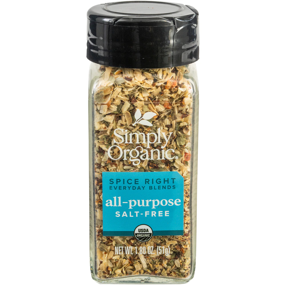 Simply Organic Spice Right Salt-Free Everyday Blends All Purpose -- 1.8 oz
