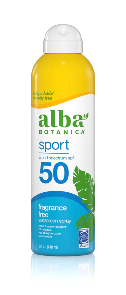 Alba Botanica Cool Sport Sunscreen Refreshing Clear Spray SPF 50 -- 6 fl oz