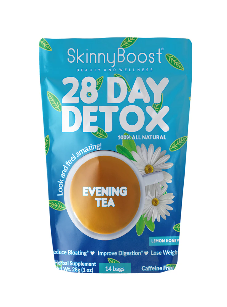 Skinny Boost 28 Day Detox Tea-Evening Lemon Honey -- 14 Bags