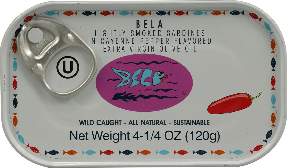 Bela Kosher Sardines In Cayenne Pepper Sauce -- 4.25 oz