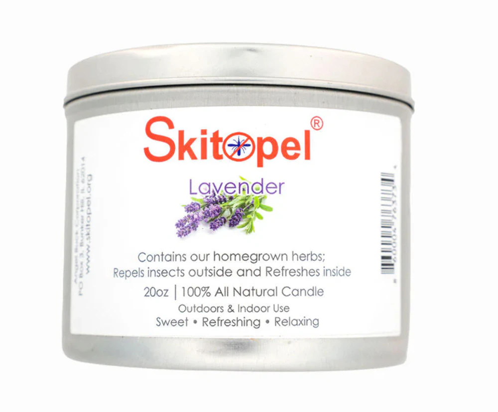 Skitopel Candle Bug Repellent Lavender -- 20 oz