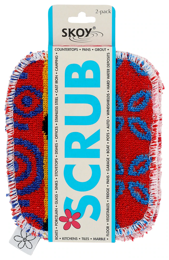 Skoy Dish Scrubber Non-Scratching -- 2 Pack