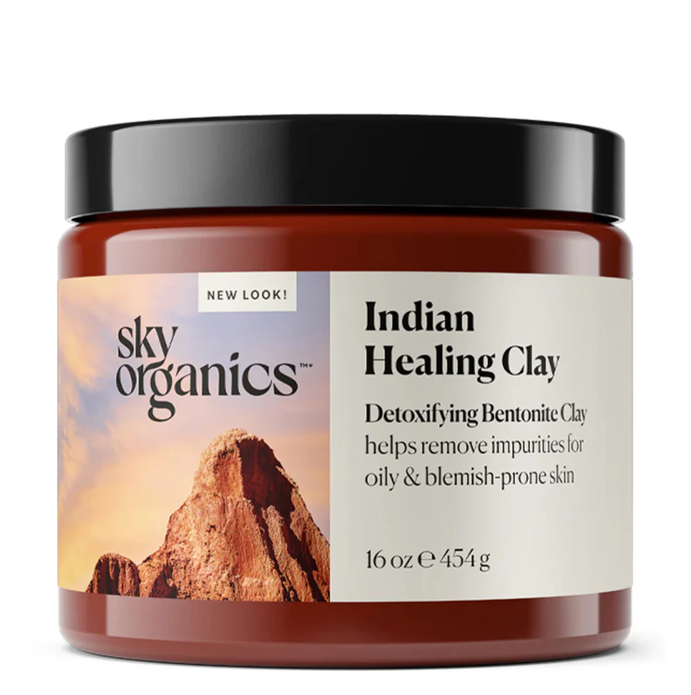 Sky Organics Indian Healing Bentonite Clay -- 16 oz