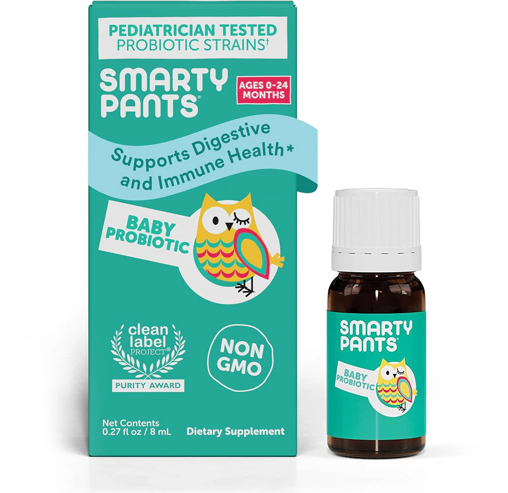 SmartyPants Baby Probiotic Drops Digestive and Immune Health 0-24 Months -- 0.27 fl oz