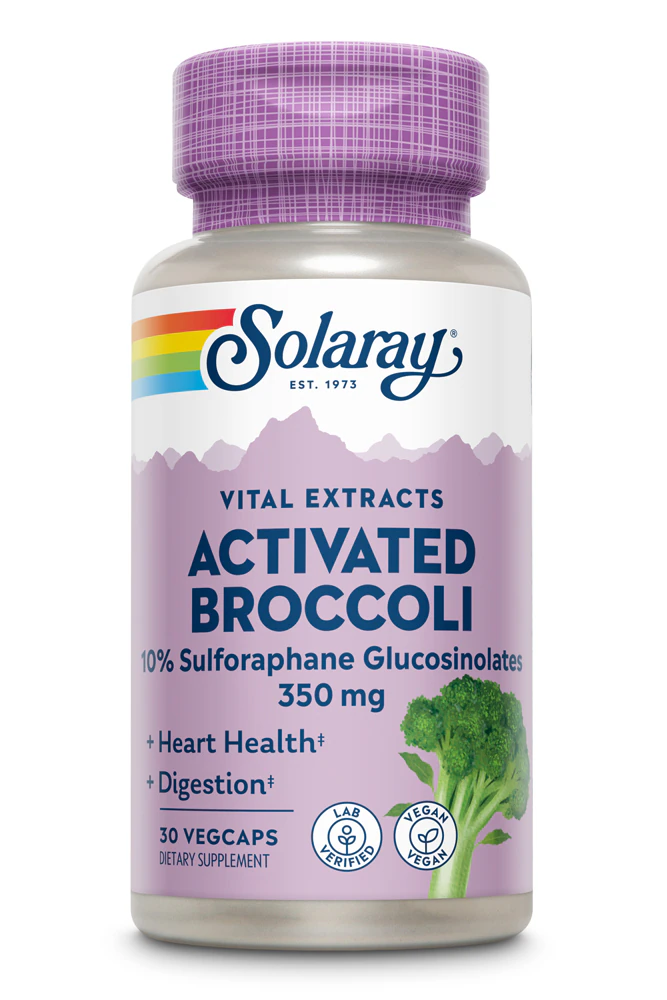 Solaray Activated Broccoli Seed Extract -- 350 mg - 30 VegCaps