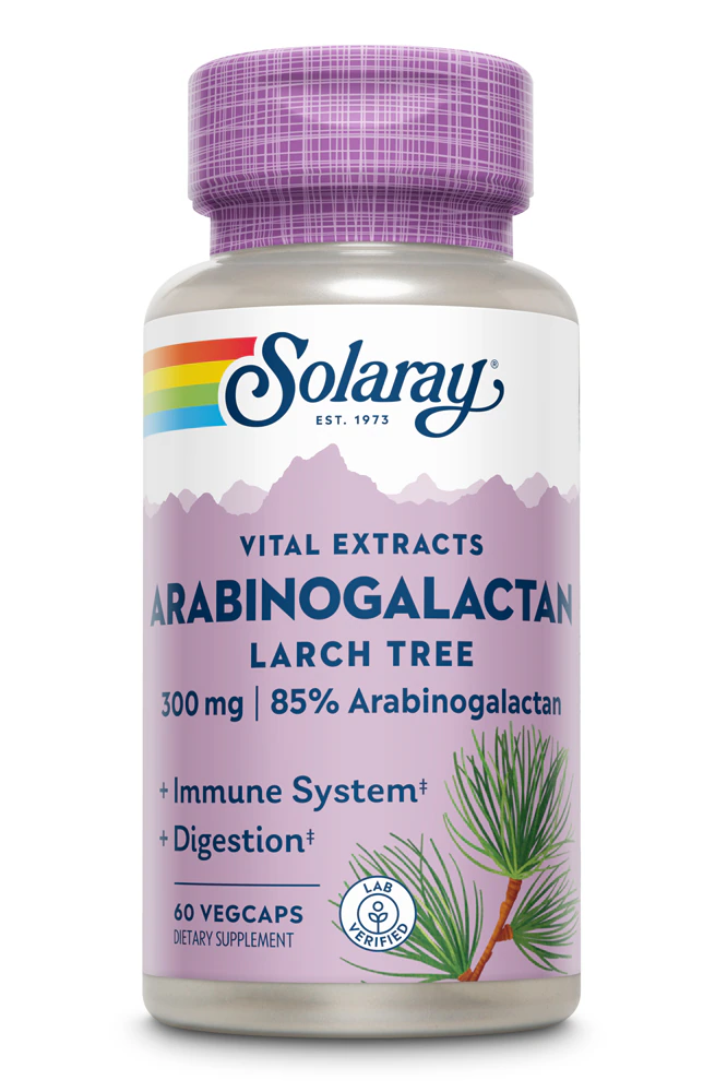 Solaray Arabinogalactan -- 300 mg - 60 VegCaps