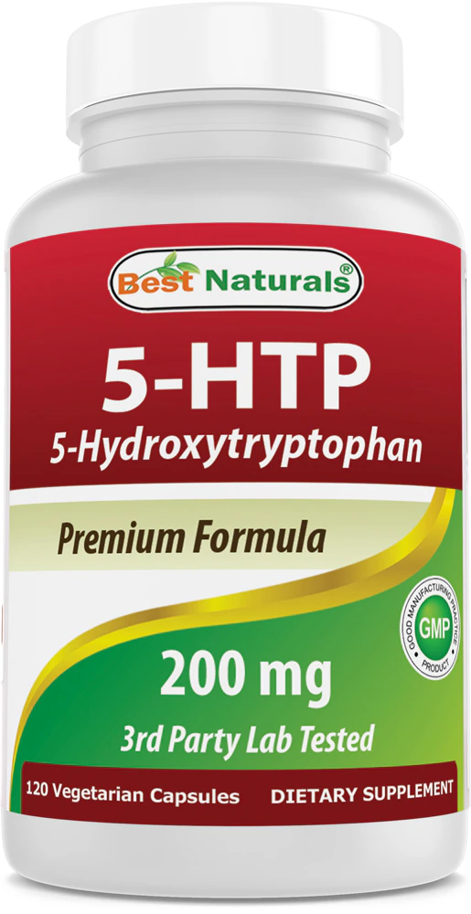 Best Naturals 5-HTP -- 200 mg - 120 Vegetarian Capsules