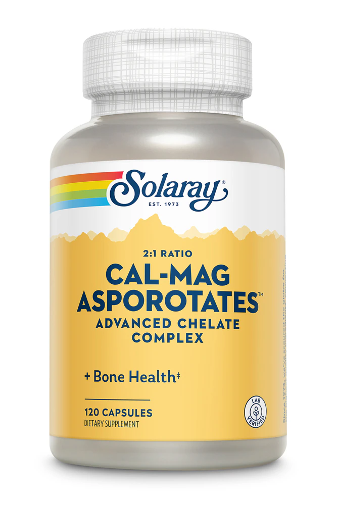 Solaray Cal-Mag Asporotates? -- 120 Capsules
