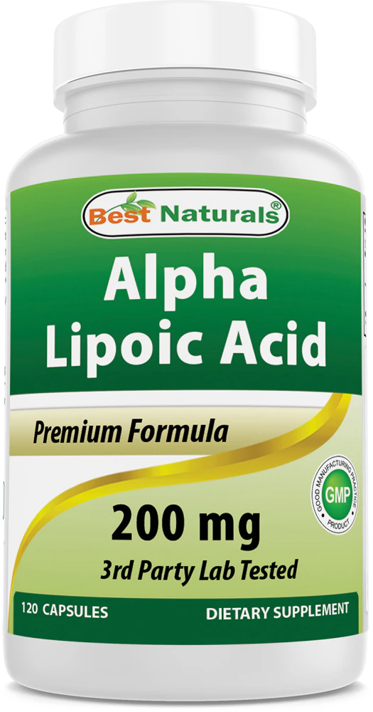 Best Naturals Alpha Lipoic Acid -- 200 mg - 120 Capsules