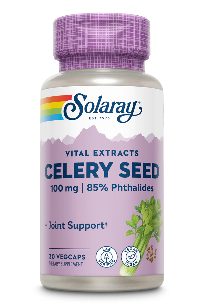 Solaray Celery Seed Extract -- 100 mg - 30 Vegetarian Capsules