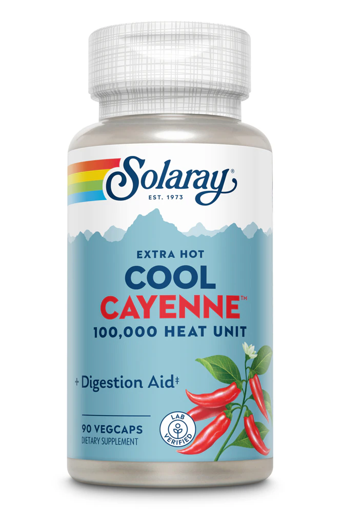 Solaray Cool Cayenne? Extra Hot -- 90 Capsules