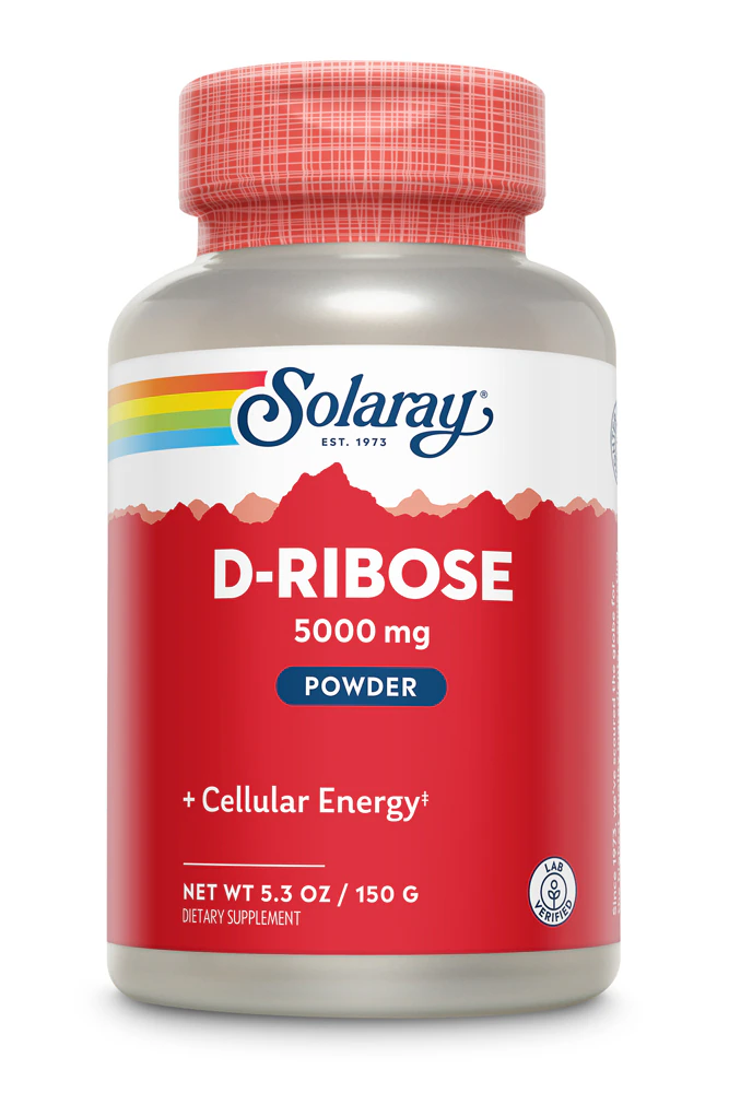 Solaray D-Ribose Powder -- 5000 mg - 150 g