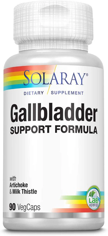 Solaray Gallbladder Support Formula -- 90 VegCaps