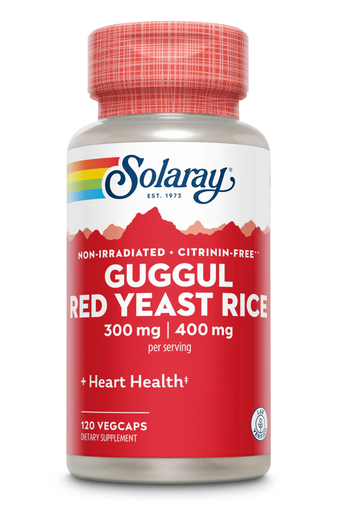 Solaray Guggul and Red Yeast Rice -- 120 VegCaps