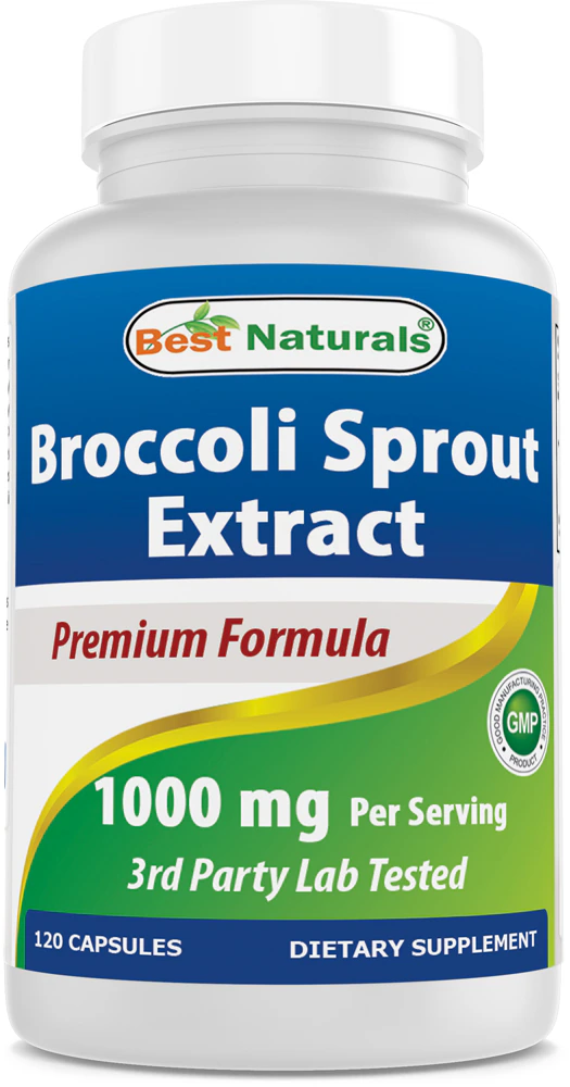 Best Naturals Broccoli Sprout Extract -- 1000 mg - 120 Capsules