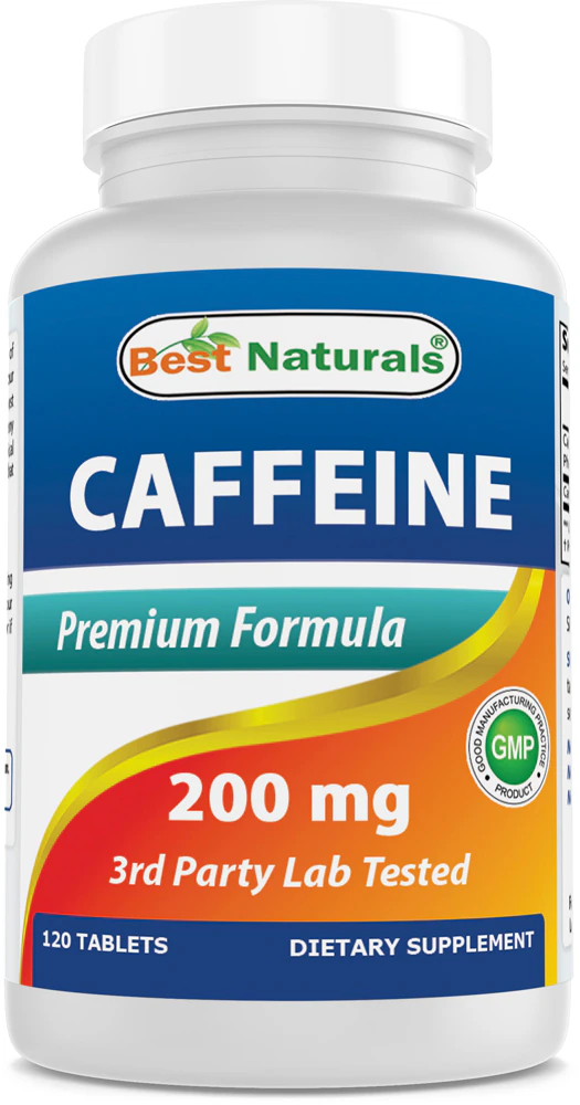 Best Naturals Caffeine -- 200 mg - 120 Tablets