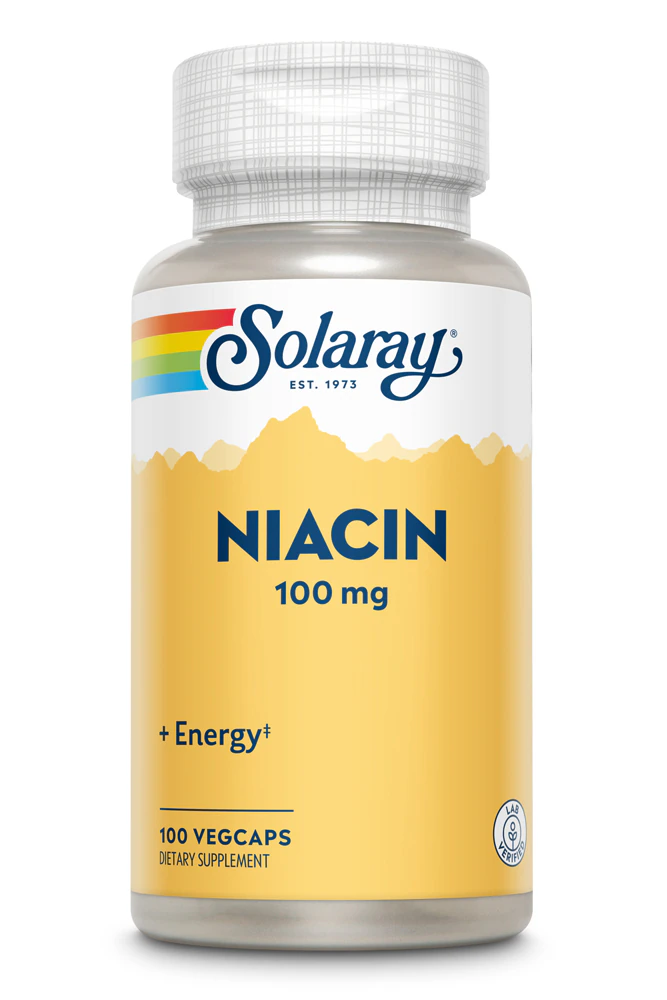 Solaray Niacin -- 100 mg - 100 Capsules
