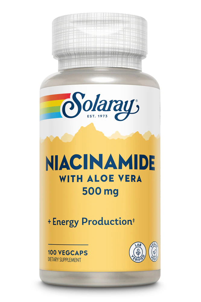 Solaray Niacinamide -- 500 mg - 100 VegCaps