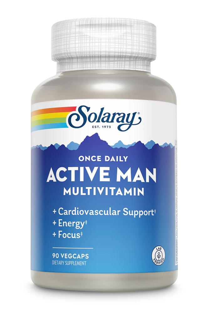 Solaray Once Daily Active Man Multivitamin -- 90 VegCaps