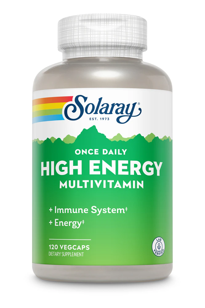 Solaray Once Daily High Energy Multi-Vita-Min? -- 120 VegCaps