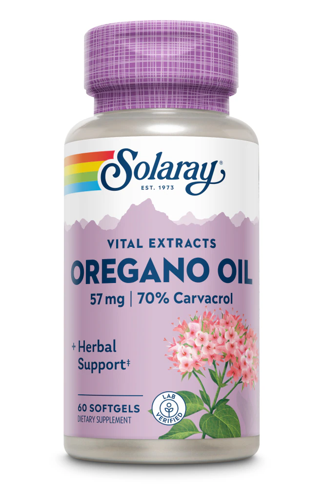 Solaray Oregano Oil Aerial Extract -- 57 mg - 60 Softgels