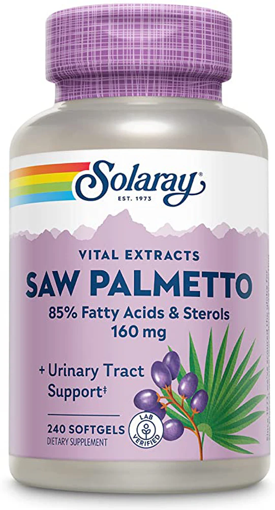 Solaray Saw Palmetto Berries -- 160 mg - 240 Softgels