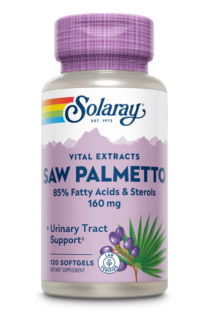 Solaray Saw Palmetto Berry Extract -- 160 mg - 120 Softgels