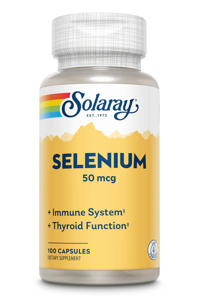 Solaray Selenium -- 50 mcg - 100 Capsules