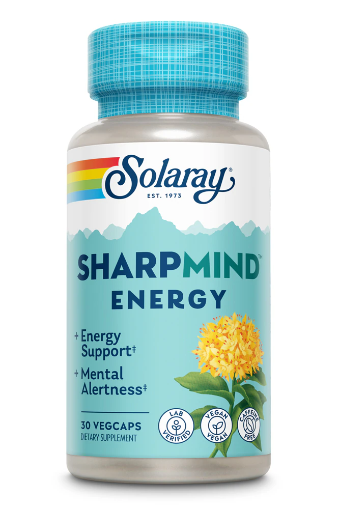 Solaray SharpMind Energy -- 30 VegCaps