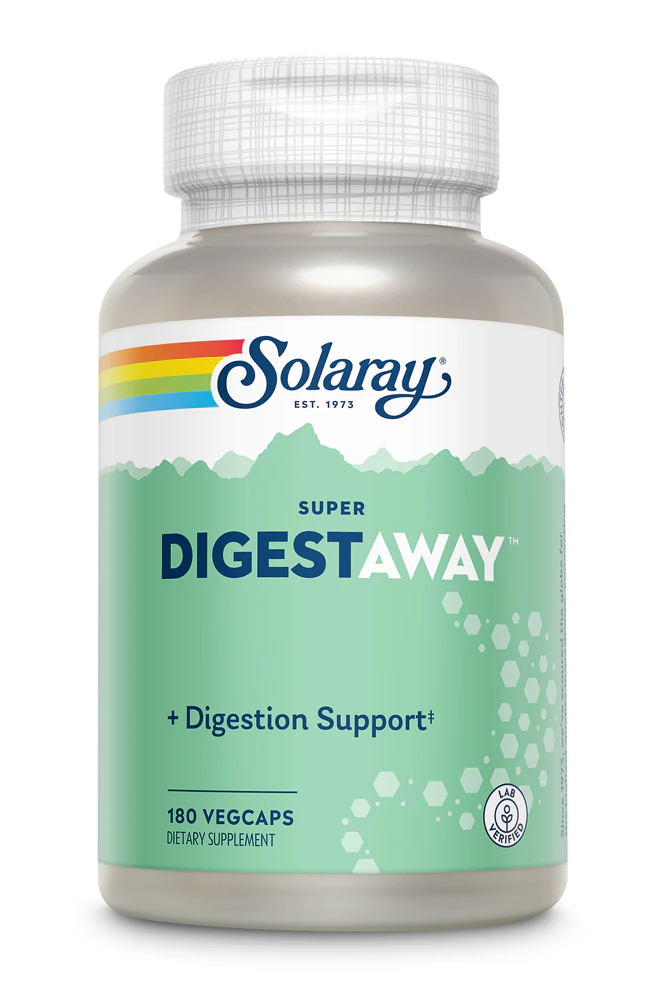 Solaray Super Digestaway -- 180 Capsules