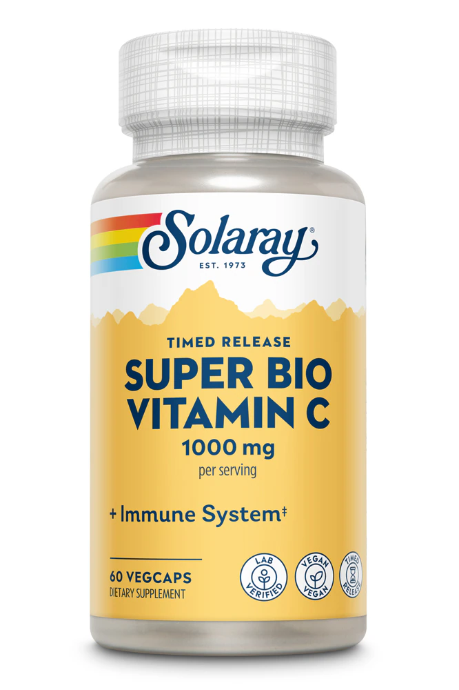 Solaray TSTR Super Bio C Buffered -- 1000 mg - 60 Vegetarian Capsules
